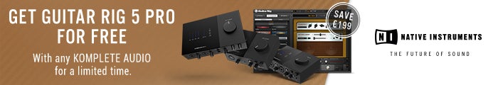 Gratis GUITAR RIG 5 PRO bij Native Instruments interfaces! Free GUITAR RIG 5 PRO with Native Instruments Interfaces!