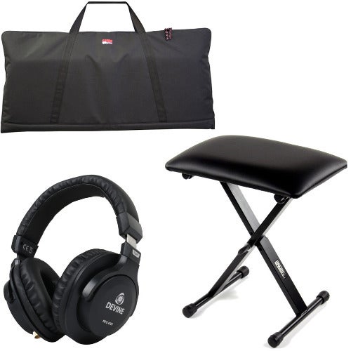What accessories will I need and what else comes with a keyboard?